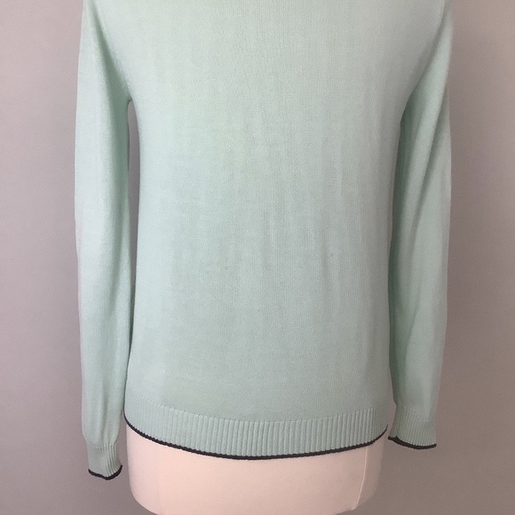 Modcloth Anthro Ringer Cardigan Sweater Aqua S - Picture 10 of 16